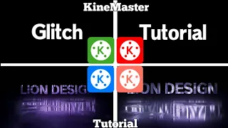 Glitch Logo Tutorial #MadeWithKinemaster