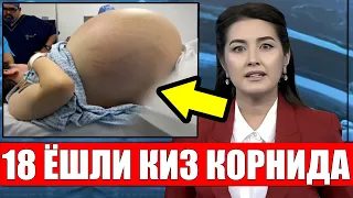 Ўзбекистонда 18 Ёшли Қиз Қорнидаги ДАХШАТЛИ.....