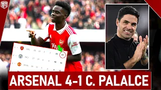 Arsenal DESTROY Palace! Champions-Elect🏆Arsenal 4-1 Crystal Palalce Highlights