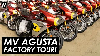 MV Agusta Motorcycle Factory Tour! Varese, Italy