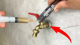 Many people do not know these techniques! 4 Cheapest leaky metal water lock repair ideas