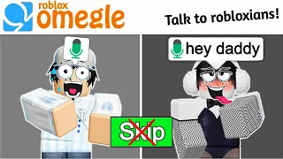 Roblox Omegle VOICE CHAT... But i cant SKIP ANYONE 5