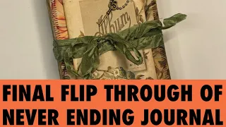 FINAL FLIP THROUGH OF NEVER ENDING / FLIP FLOP JOURNAL - MY FAVORITE SO FAR!!!