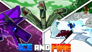 Ice and Fire Dragons: O Melhor MOD De DRAGÕES (Mod Showcase Parte.1)