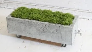 DIY Concrete Planter,, Episode 16, HomeMade Modern