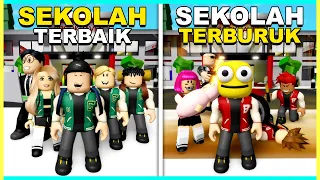 SEKOLAH TERBAIK VS SEKOLAH TERBURUK! di Roblox (Roblox Brookhaven 🏡RP)