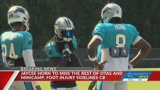 Panthers Jaycee Horn to miss the rest of OTAs