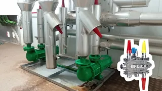 طريقة ضخ الأمونياك NH3/خزان الضغط منخفض //ammonia Refrigeration system