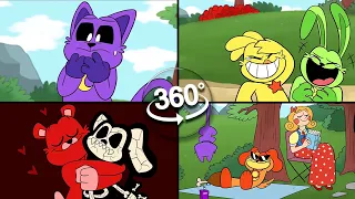 A Picnic Adventure of SMILING CRITTERS Cartoon Animation, Poppy Playtime 3  360º VR Video