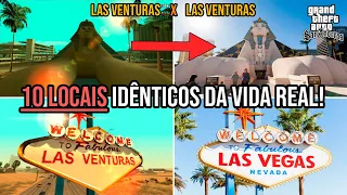 TOP 10 LOCAIS DE LAS VENTURAS NA VIDA REAL - GTA SAN ANDREAS