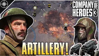 British Artillery Holds the Front! | Company of Heroes 3