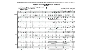 Alfred Schnittke - Choir Concerto (Score)