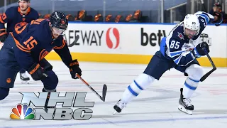 NHL Stanley Cup 2021 First Round: Jets vs. Oilers | Game 2 EXTENDED HIGHLIGHTS | NBC Sports