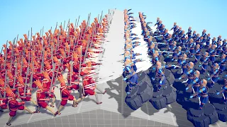 100x MEDIEVAL KING ARMY 👑 vs ⚔️ 100x ANCIENT ARMY / Totally Accurate Battle Simulator ( TABS )