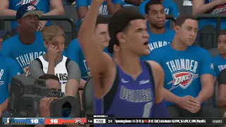 NBA 2K24 (Next Gen) - (WC Semifinals) Dallas Mavericks vs Oklahoma City Thunder Game 2