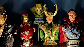 AVENGERS LIFE-SIZE BUST COLLECTION + LOKI BUST REVIEW