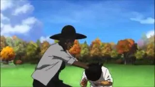 Naruto and Boondocks Fight Scene Comparison