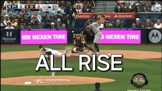 Aaron Judge hits another MONSTER home run!!! Anthony Volpe 18 game hitting streak vs Padres