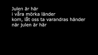 Julen är här (lyrics)