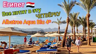 Лучшая ЧЕТВЁРКА в Египте 2023 🇪🇬 ТОП❗️ Отель Albatros Aqua Blu 4*. ВЫБОР ТУРИСТОВ в Шарм эль Шейхе