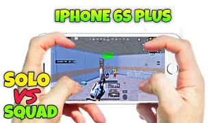 🔥iPHONE 6S PLUS PUBG GAMEPLAY | SOLO VS SQUAD | NUSA MAP