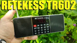 Обзор RETEKESS TR602 - Радиоприемник / MP3 плеер / FM / Bluetooth-колонка