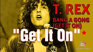 T.Rex, Marc Bolan, Get It On. Glam Rock mix.