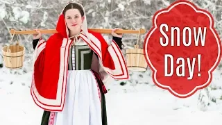 GRWM: Renaissance Snow Day!  - 16th century Italian Clothing