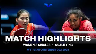 Prithika Pavade vs Yoon Hyobin | WS Qual | WTT Star Contender Goa 2023