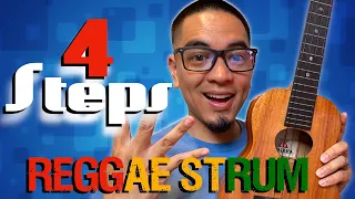 Reggae Strum Ukulele Tutorial 4 Steps