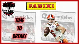 2021 NFL Draft Chronicles Hobby Box - First Off the Line! Huge trading card break!