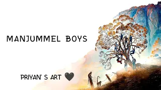 MANJUMMEL BOYS X KANMANI ANBODU SONG WHATSAPP (FRIENDSHIP STATUS) 💜💜🧡🧡#manjummelboys #priyan's art