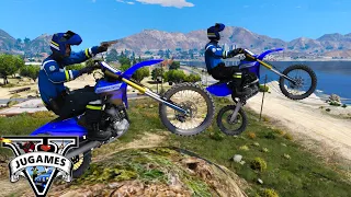 MOTO CROSS - GENDARMES TOUT TERRAIN [ GTA 5 LSPFR ]