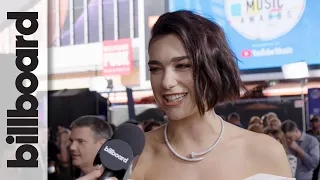 Dua Lipa Explains The "Turning Point" of 'Electricity' Music Video at 2018 AMAs | Billboard