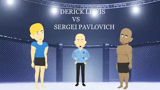 Derick Lewis VS Sergei Pavlovich Full Fight Highlights | animate
