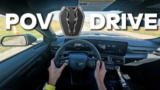 2024 Ford S650 Dark Horse Mustang Test Drive // Exhaust Sound Only // 10-Speed Auto