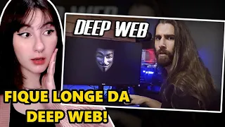 MINHA PÉSSIMA EXPERIÊNCIA NA DEEP WEB | Cátia reage