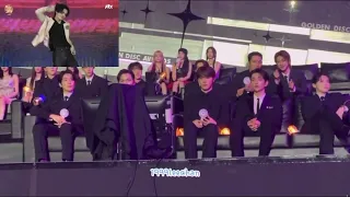 idol reaction to boynextdoor (seventeen and lesserafim) on GDA 2024 indonesia