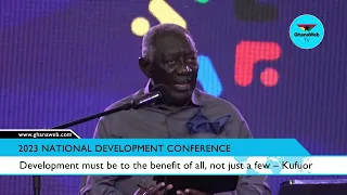 Kufuor calls for development that benefits all, not just a few