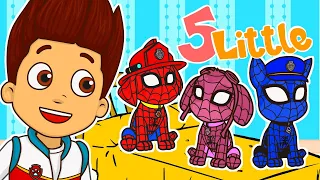 FIVE LITTLE COMPILATION 🎤🎵 With Children's favorite characters