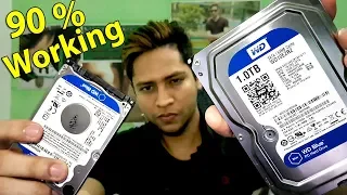 How to fix any corrupted not responding or dead hard disk easily | hard disk repair