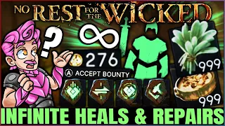 No Rest for the Wicked - How to Get INFINITE Healing Food & Durability Early Easy Fast - Full Guide!