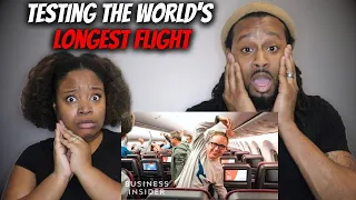 WOULD YOU TAKE THIS FLIGHT? Americans React "What It's Like To Test The World's Longest Flight"