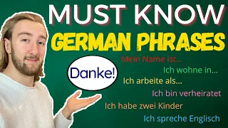 A1 - Lesson 2 | Common Phrases | German for beginners | Learn German Easy