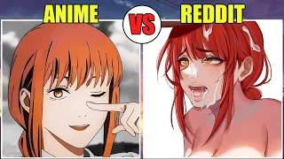 Anime VS Reddit "The rock reaction meme Makima" Part #3