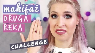 ♦ Challenge: makijaż drugą ręką! ♦ Agnieszka Grzelak Beauty