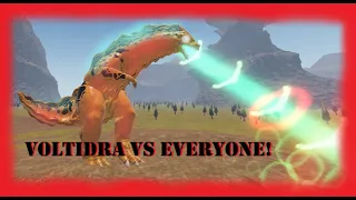 MAX VOLTIDRA vs EVERYONE (Roblox Kaiju Universe)