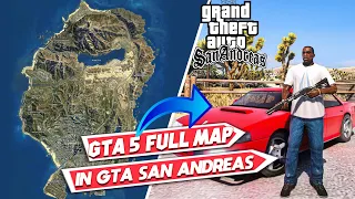 INSTALL GTA 5 Whole Map in GTA San Andreas😍Convert GTA SA into GTA 5 (2022)