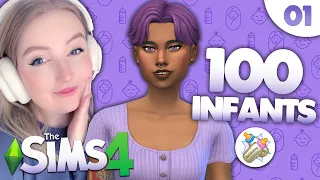 *NEW* Baby Time! - 100 Infants Challenge [01] || The Sims 4