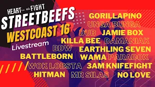 Streetbeefs Westcoast 16 Livestream